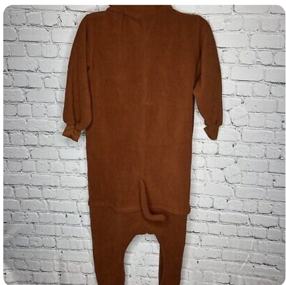 Cute & Cozy Monkey Costume/Pajamas - Picture 3 of 5